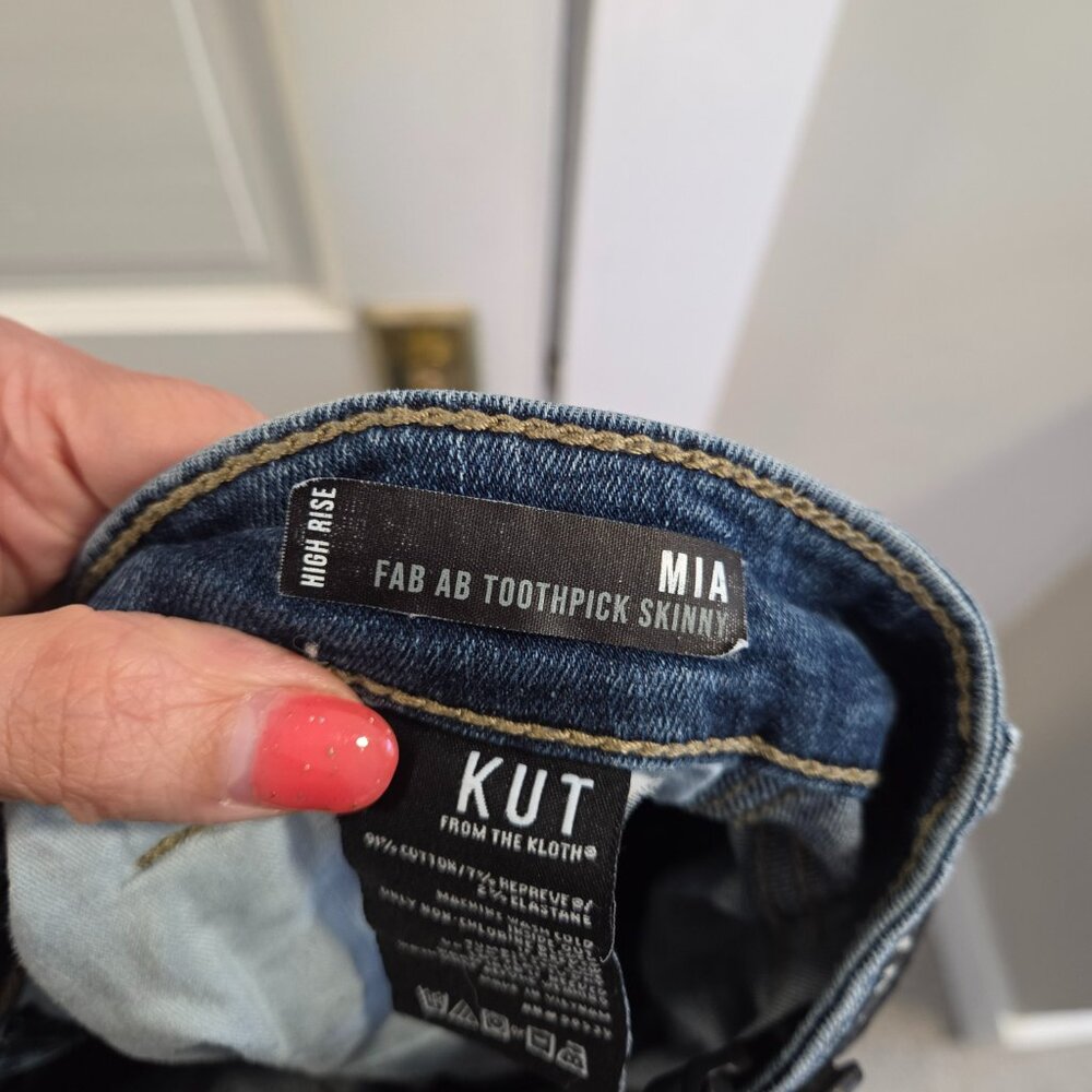 Kut from the Kloth size 14 Mia Skinny Jeans - Picture 5 of 5